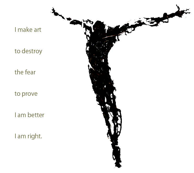 I make art